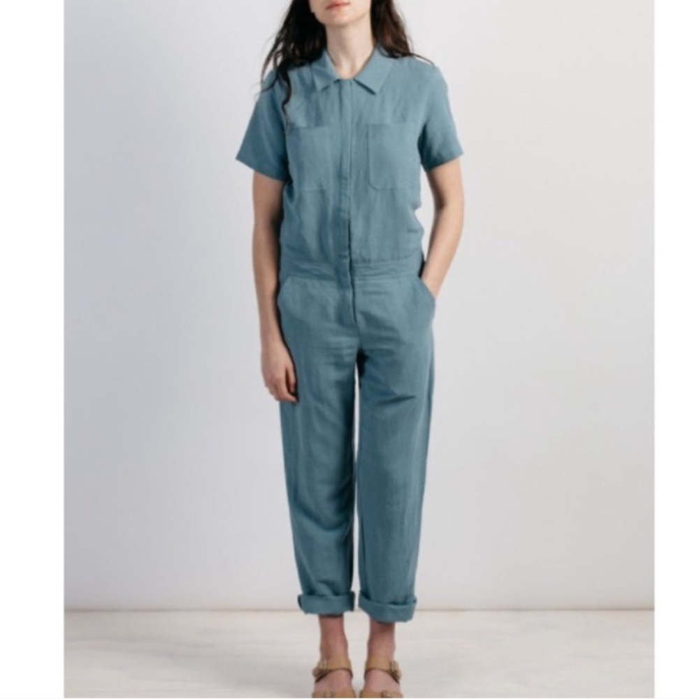 Blue Bridge and Burn Jumpsuit Small